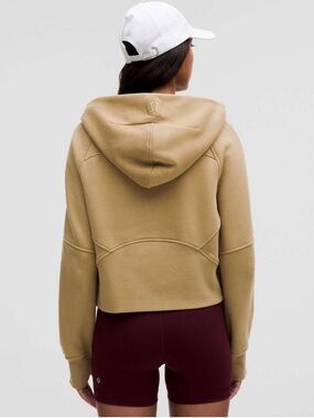 lululemon Tan Scuba Oversized Half-Zip Hoodie